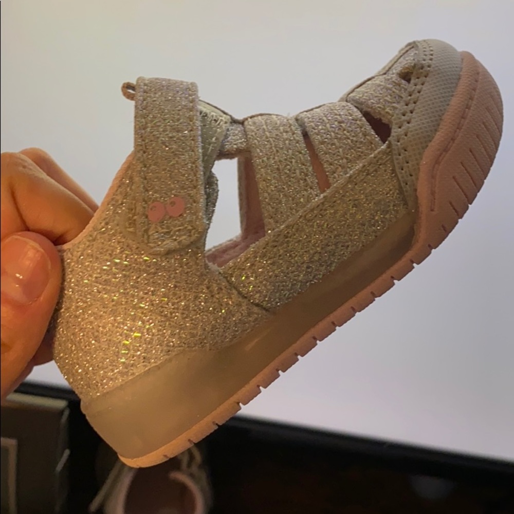 One baby shoe